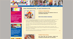 Desktop Screenshot of kinder-fest-geburtstag.firlefantastisch.de